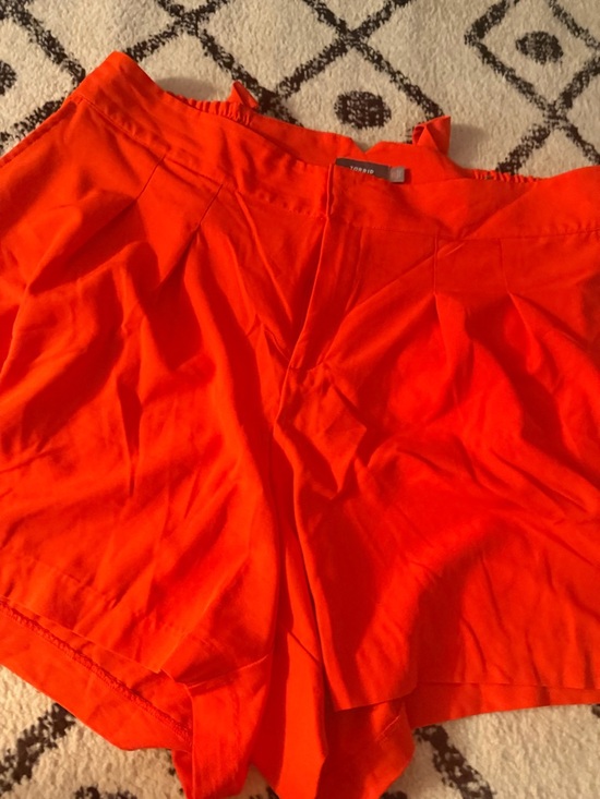 torrid Pants - Bright Orange and Green Women’s High-Waist Shorts Bundle